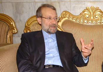 لاريجاني يتهم حزب البعث الموالي لصدام بزعزعة الامن بالعراق