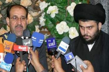 مقتدى الصدر يضع شروطا امام المالكي للانضمام الى الائتلاف الوطني العراقي