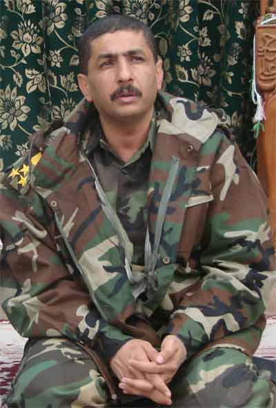 اول لقاء بقائد العمليات العسكرية وقائد شرطة  كربلاء بعد ترقيته لرتبة لواء