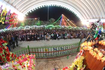 كربلاء تشهد احتفالا كبيرا لمناسبة يوم الغدير في ساحة بين الحرمين الشريفين