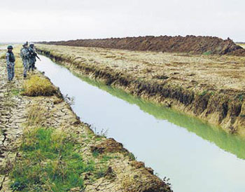 العراق ينجز خندق حدودي مع سوريا