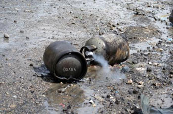 انفجار اسطوانات غاز في احدى المواكب الحسينية عند مدخل مدينة كربلاء المقدسة