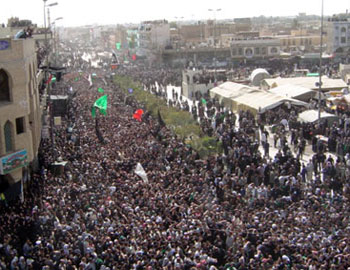 انطلاق ركضة عزاء طويريج المليونية في كربلاء وسط اجراءات امنية مشددة