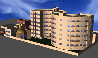 المباشرة ببناء مشروع اسكان الايتام في منطقة الامام عون شمال كربلاء