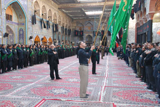 كربلاء تتشح بالسواد والمحال تغلق ابوابها في ذكرى استشهاد الإمام علي بن الحسين عليه السلام