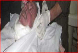 صور خاصة بالمجرم علي حسن المجيد (الكيمياوي) بعد اعدامه