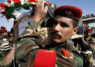 استلام رفات تسعة جنود عراقيين من الجانب الايراني