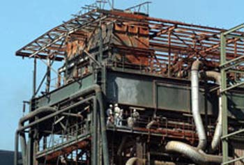 المباشرة بالاعمال المدنية لبناء وحدة انتاج في محطة كهرباء النجف الغازية