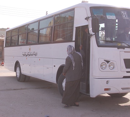 71 حافلة حديثة لنقل الناخبين  تخصصها العتبة الحسينية المقدسة في كربلاء