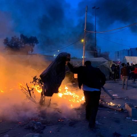 الاتحاد الاوروبي: احداث النجف "ترهيب وعنف غير مقبول"