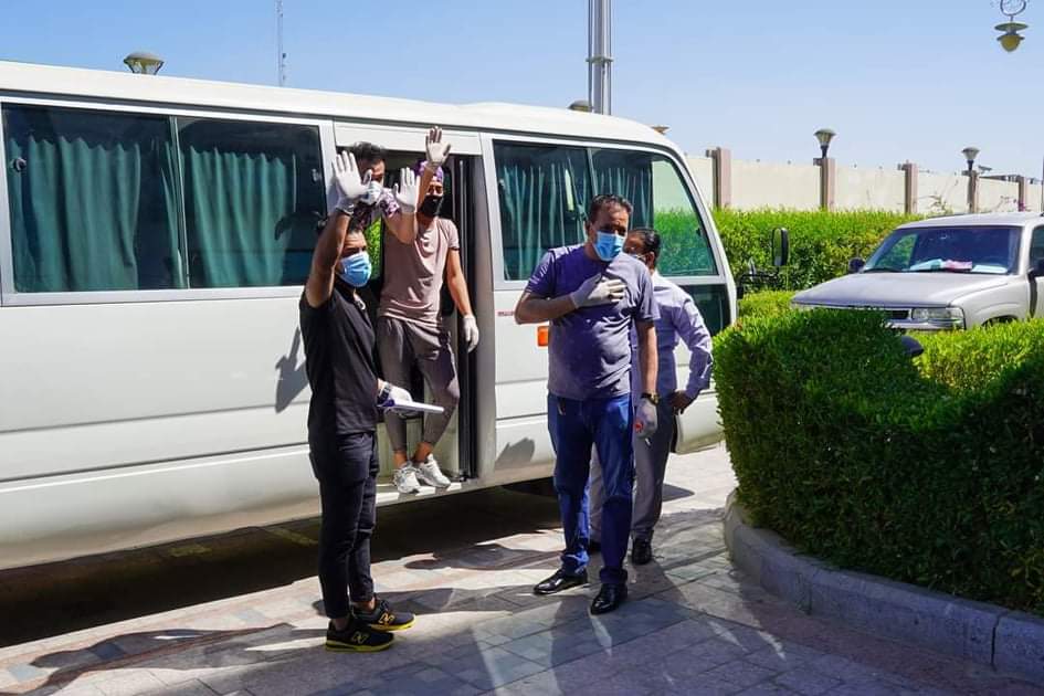 بالصور.. 87 عراقياً وافداً من ايران يغادرون الحجر الصحي في كربلاء