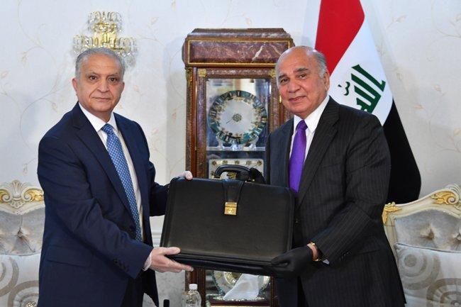فؤاد حسين: سنمضي باتجاه تعزيز علاقات مُتوازنة مبنيّة على تحقيق مصالح العراق