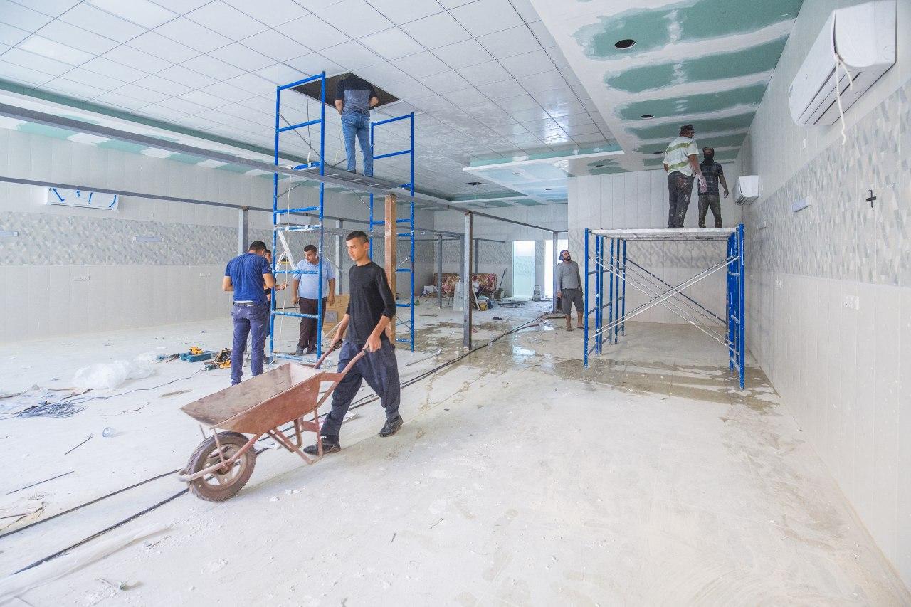 العتبة الحسينية تباشر بمركز الشفاء (11) في مستشفى الكندي في بغداد بسعة (125) سرير