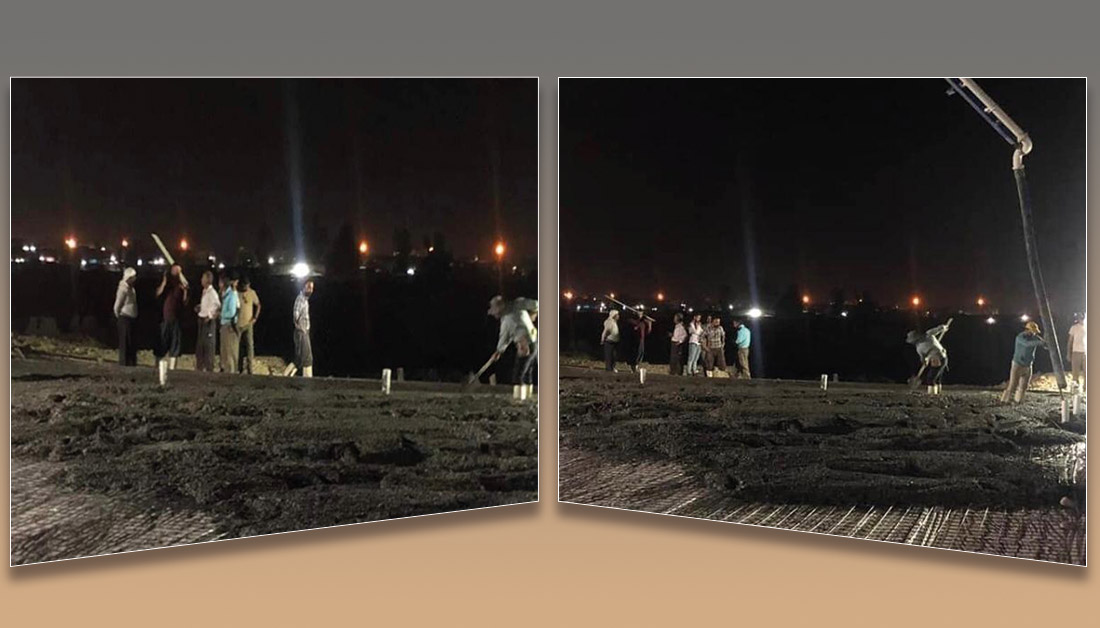 بسعة (150) سرير.. العتبة الحسينية تباشر باعمال صب الاسس في مركز الشفاء الخاص بعلاج مصابي (كورونا) في كركوك