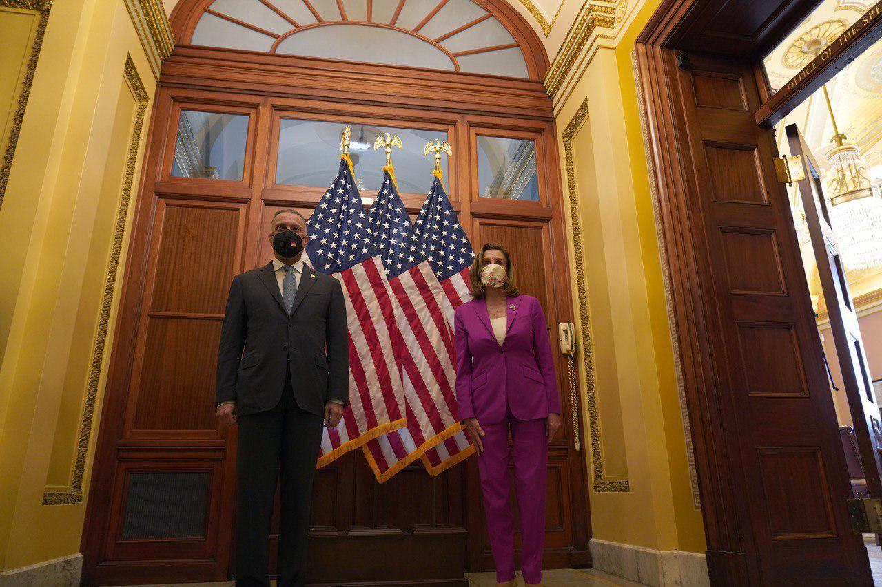 الكاظمي: حواراتنا مع واشنطن تؤسس لمرحلة جديدة للعلاقات بين البلدين (صور)