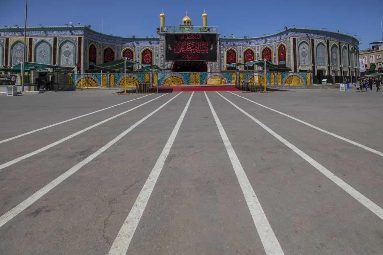 كربلاء .. تخطيط الشوارع المحيطة بالحرمين الشريفين لتنظيم مسير المعزين (صور)