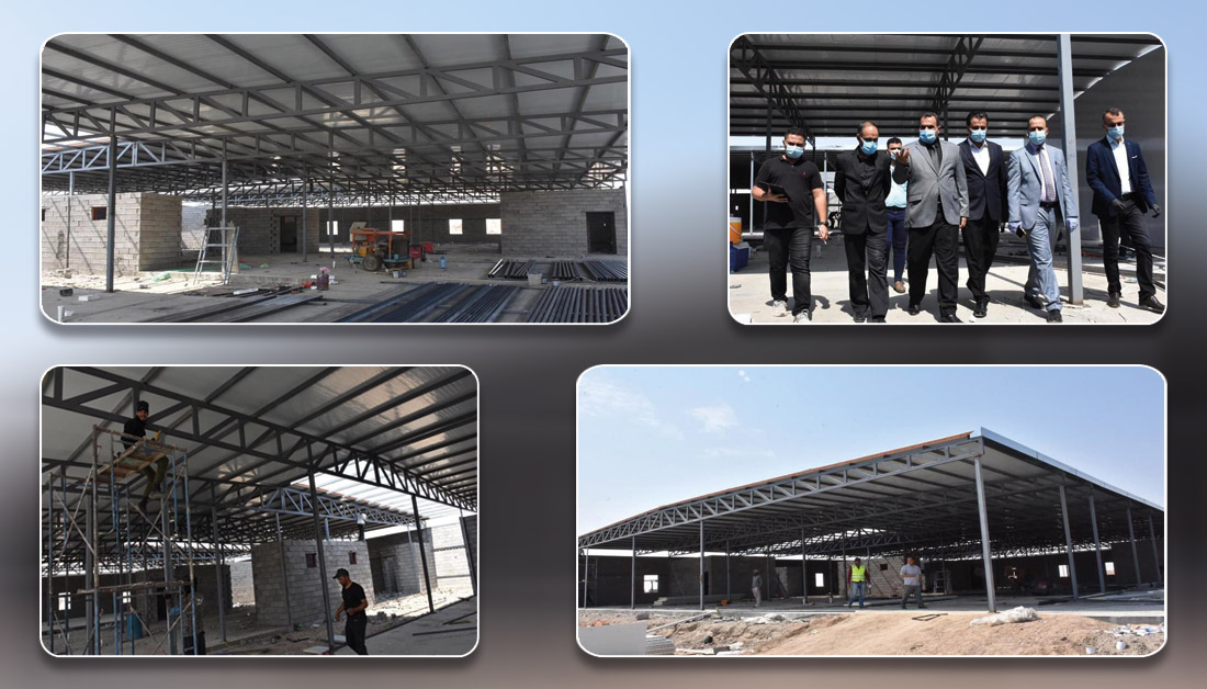 بسعة 150 سريراً .. العتبة الحسينية تنجز 45% من "مركز الشفاء" في مدينة الرمادي