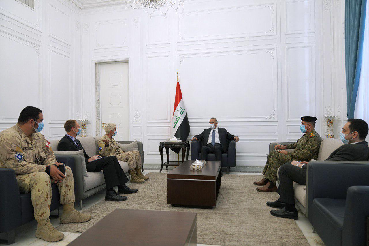 الكاظمي يبحث مع قائد بعثة الناتو سبل تقديم الدعم للقوات العراقية
