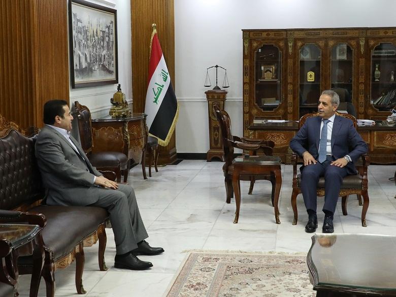 رئيس مجلس القضاء ومستشار الامن الوطني‎ ‎يبحثان الجهد المشترك في مكافحة الإرهاب