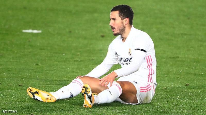 المصاب دائما.. تحديد مدة غياب هازارد عن الملاعب