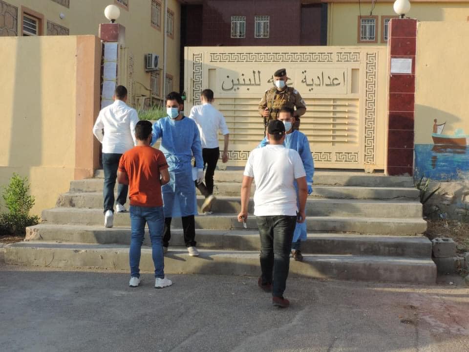 انخفاض كبير باصابات كورونا في العراق