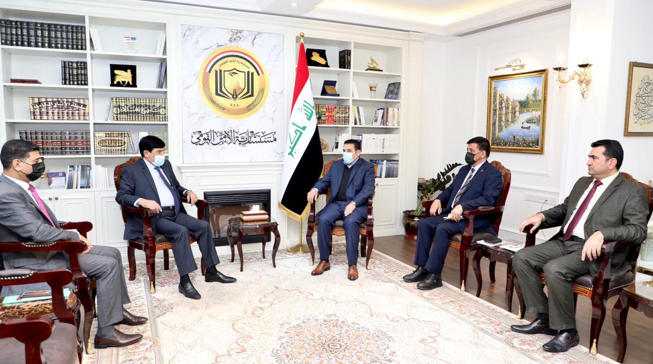 مستشار الأمن القومي يبحث مع السفير السوري ملف الحدود ومخيم الهول