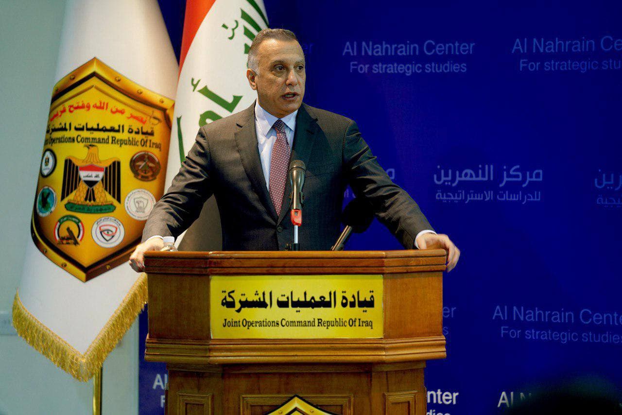 الولاء للدولة.. الكاظمي يدعو الى الاهتمام بالبناء النفسي للمقاتلين والمنتسبين (فيديو)