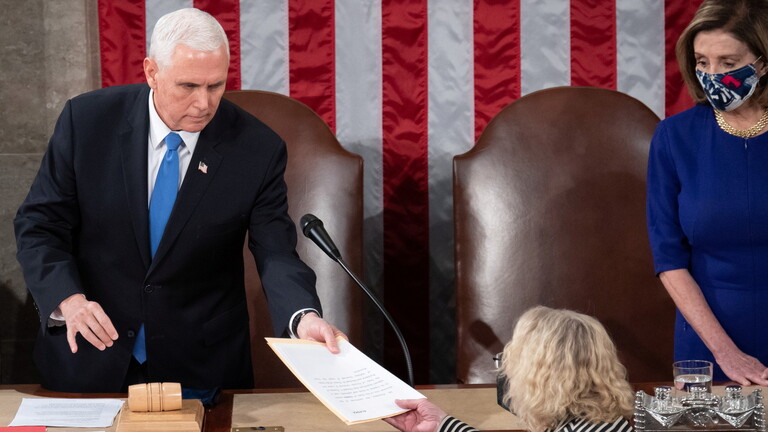 الكونغرس الأمريكي يستأنف الجلسة المشتركة لفرز الأصوات الانتخابية