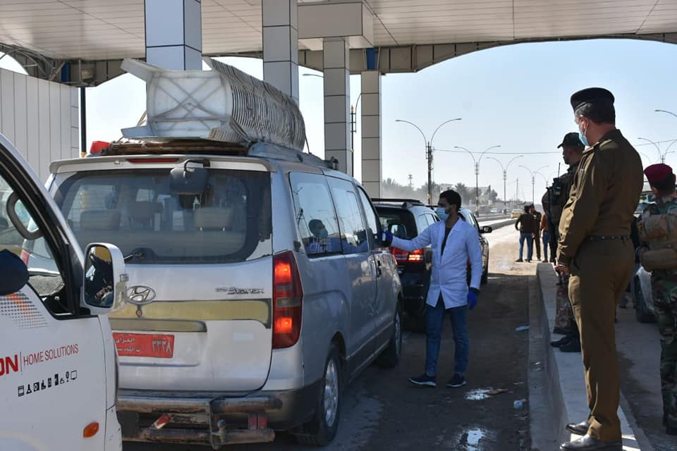 قائد شرطة كربلاء يؤكد على أهمية الالتزام بقرارات اللجنة العليا للصحة والسلامة