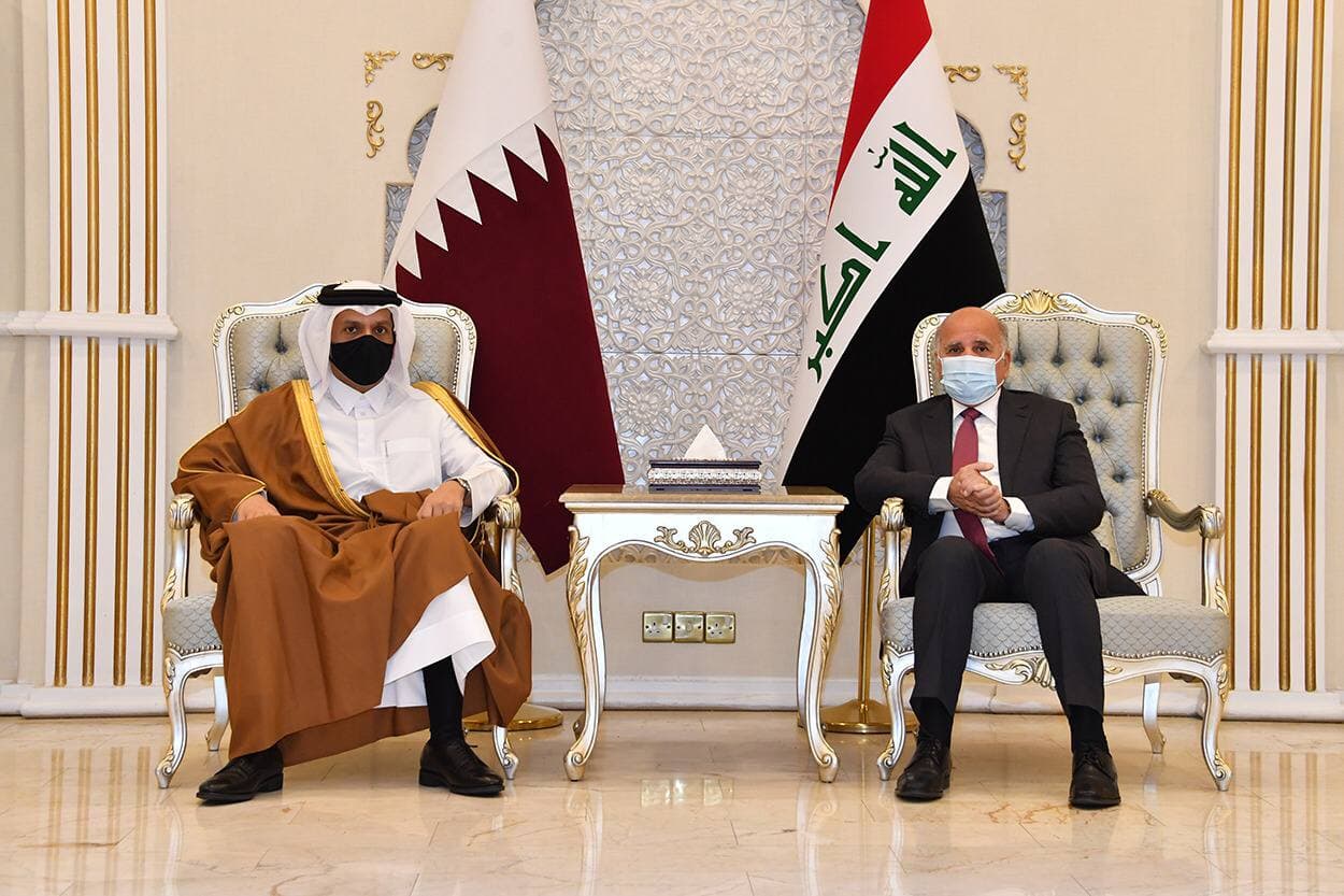 وزير الخارجية القطري: نتطلع للاستثمار بالمشاريع ودعم الاستقرار في العراق