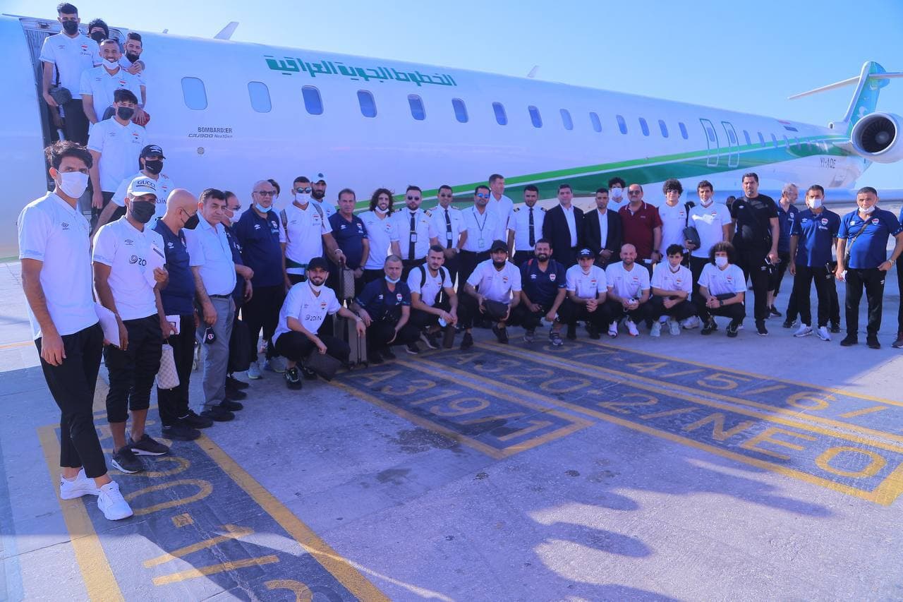 منتخبنا الوطني العراقي يصل إلى البحرين لخوض التصفيات الآسيوية المزدوجة