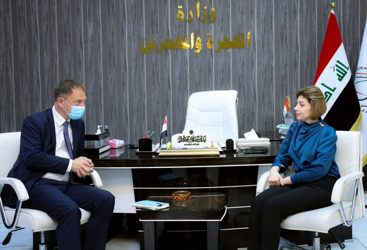 وزيرة الهجرة تدعو الدول المانحة للمساهمة بتنفيذ مشاريع مدرة للدخل بالمناطق المحررة