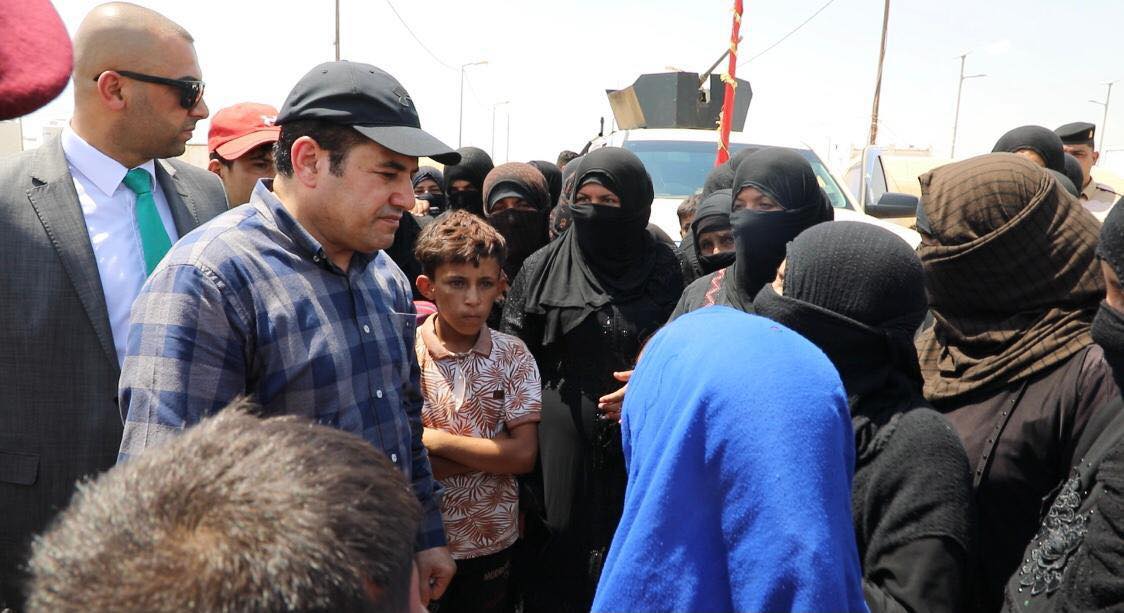 الأعرجي من مخيم الجدعة: القانون لا يحاسب الأبرياء على جريمة اقترفها غيرهم