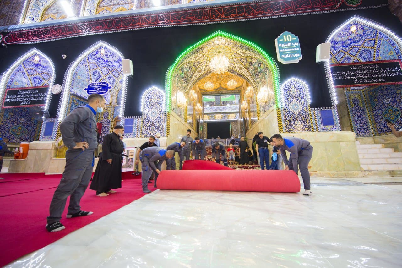 شاهد .. العتبة الحسينية المقدسة تواصل استعداداتها لاستقبال شهر محرم
