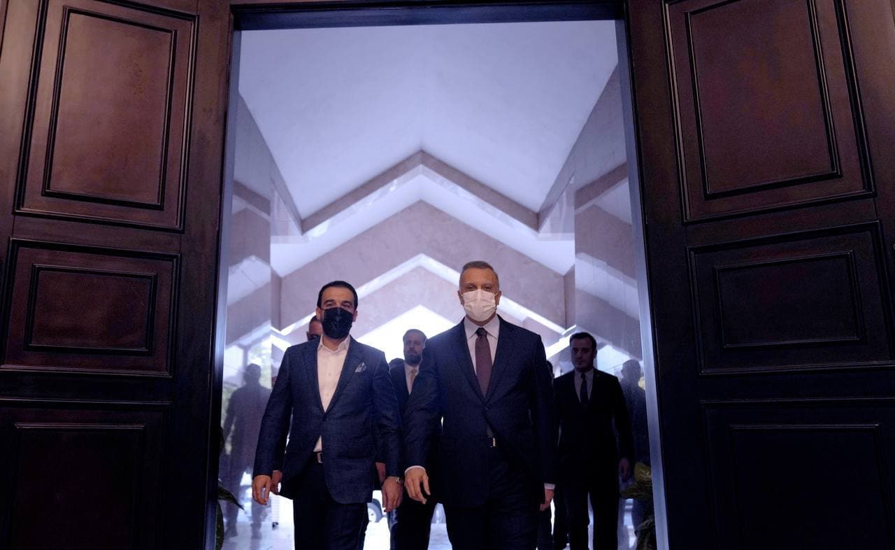 الكاظمي والحلبوسي يبحثان توحيد الجهود ما بين السلطتين التنفيذية والتشريعية