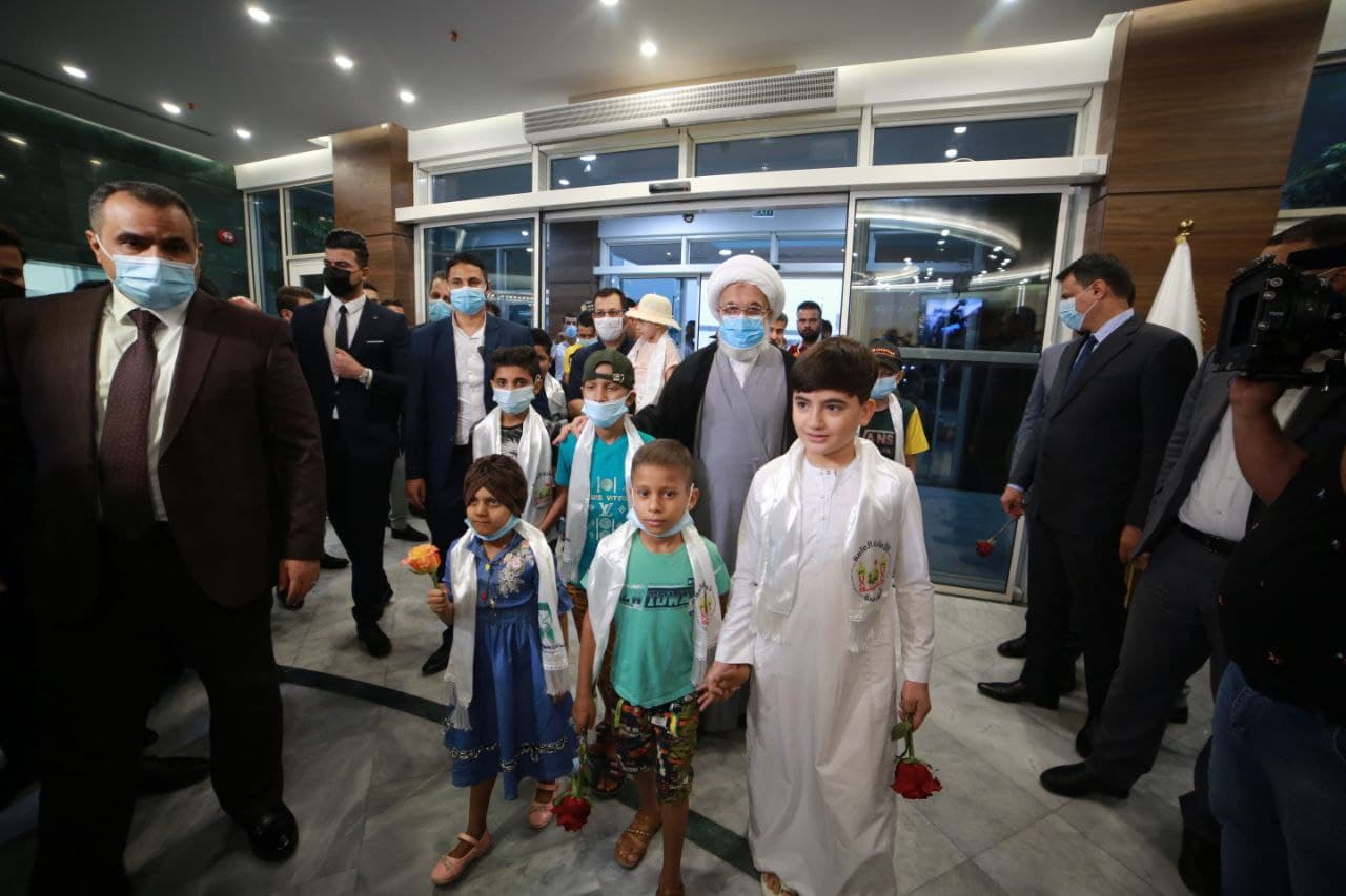 الاضخم والاحدث في العراق.. الشيخ عبد المهدي الكربلائي يتحدث عن مؤسسة وارث الدولية لعلاج الاورام (فيديو)