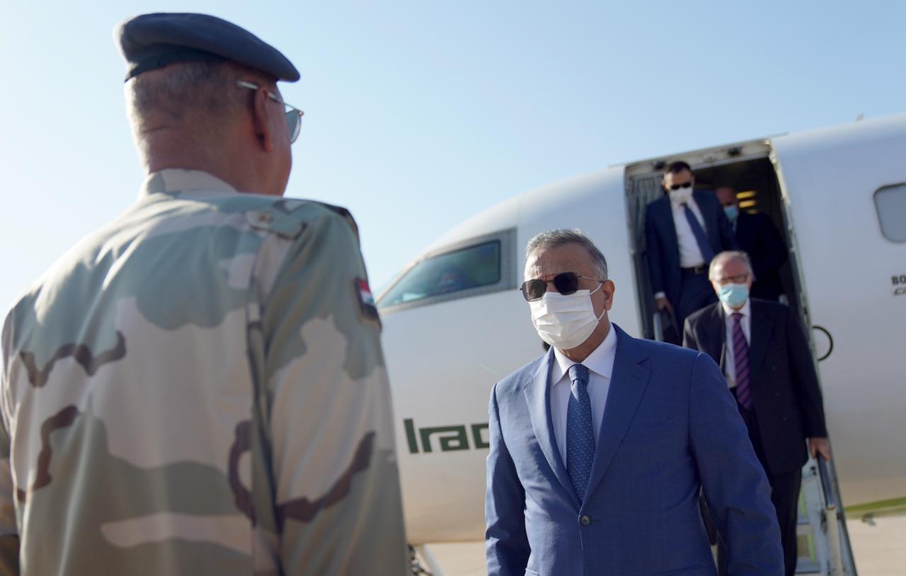 الكاظمي ووزراء حكومته يصلون محافظة نينوى