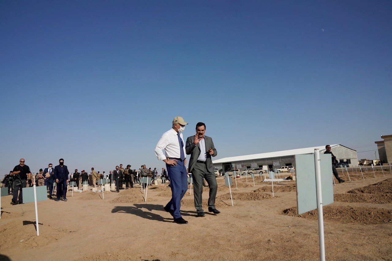 الكاظمي يصل إلى قضاء سنجار ويزور قرية كوجو الأيزيدية (صور)