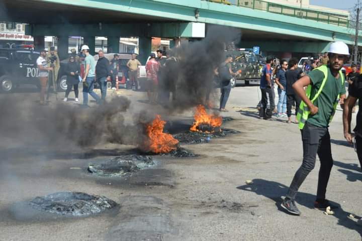 شرطة ميسان تؤكد الاعتداء على منتسبيها خلال تظاهرات للمهندسين اليوم