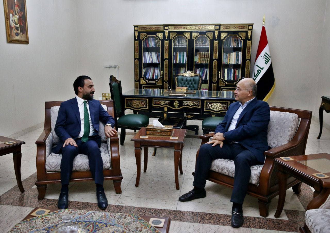 صالح والحلبوسي يؤكدان على ضرورة تعزيز الأمن والاستقرار في البلد