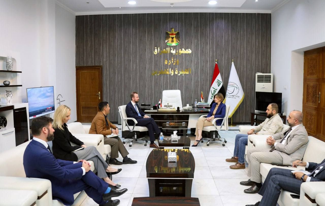 وزيرة الهجرة لسفير الاتحاد الأوروبي: الصراع بين الاتحاد الأوروبي وبيلاروسيا وقع ضحيته العراقيون المتواجدون على الحدود