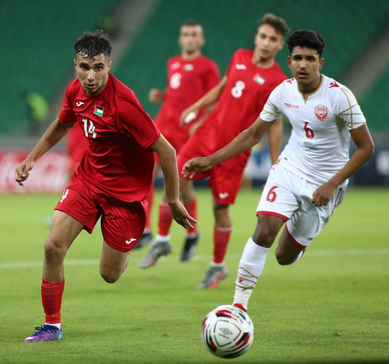 بالصور.. البحرين تفوز على فلسطين في افتتاح منافسات غرب آسيا للشباب