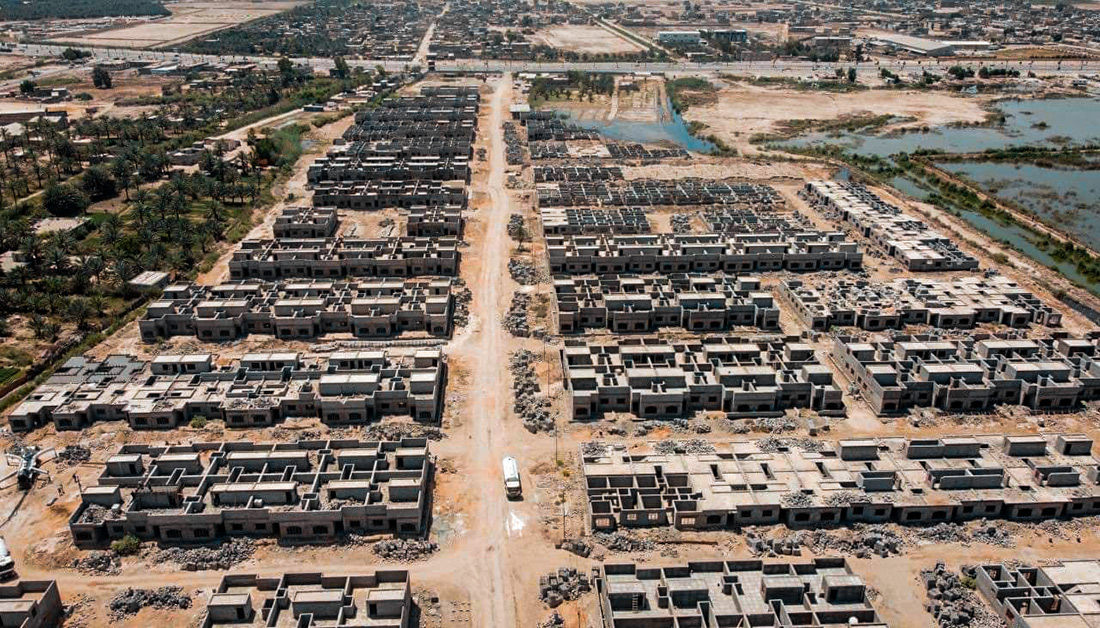 بالصور.. تعرف على مراحل انجاز اكبر مجمع سكني خصصته العتبة الحسينية للفقراء وعوائل الشهداء