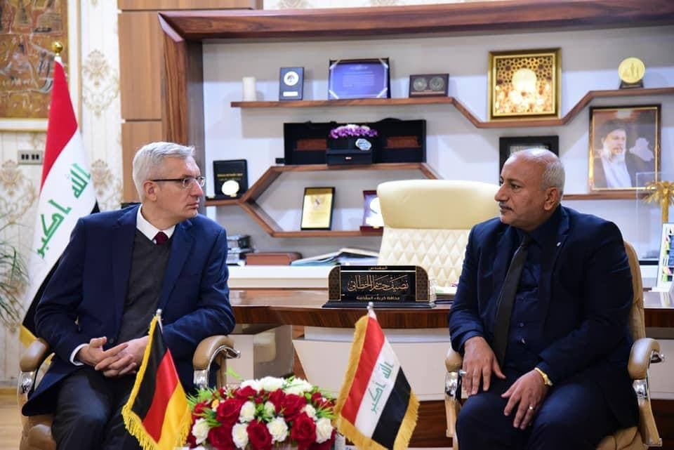 السفير الالماني يزور كربلاء