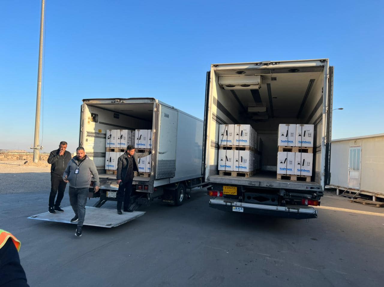 العراق يعلن وصول مليون جرعة من لقاح فايزر (صور)