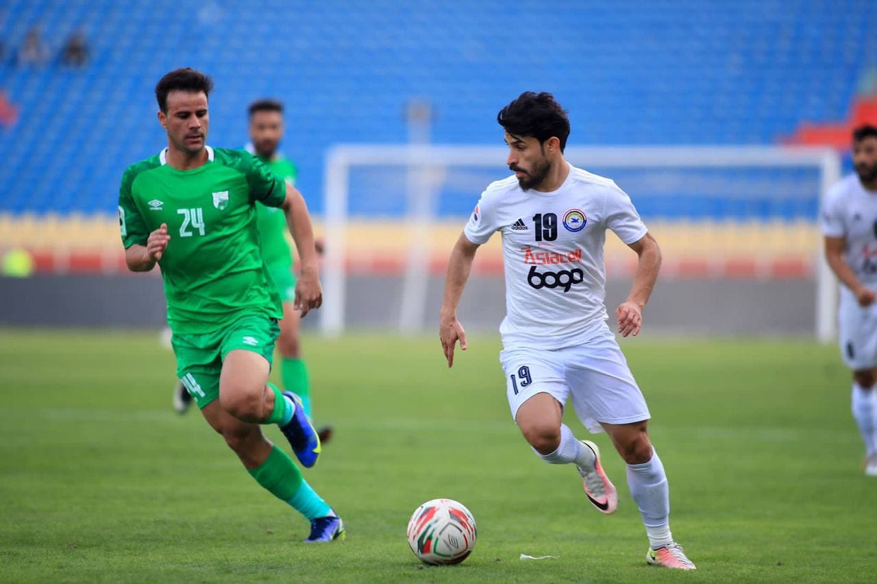 الزوراء يقفز للمركز الثاني بفوزه على نفط الوسط (صور)