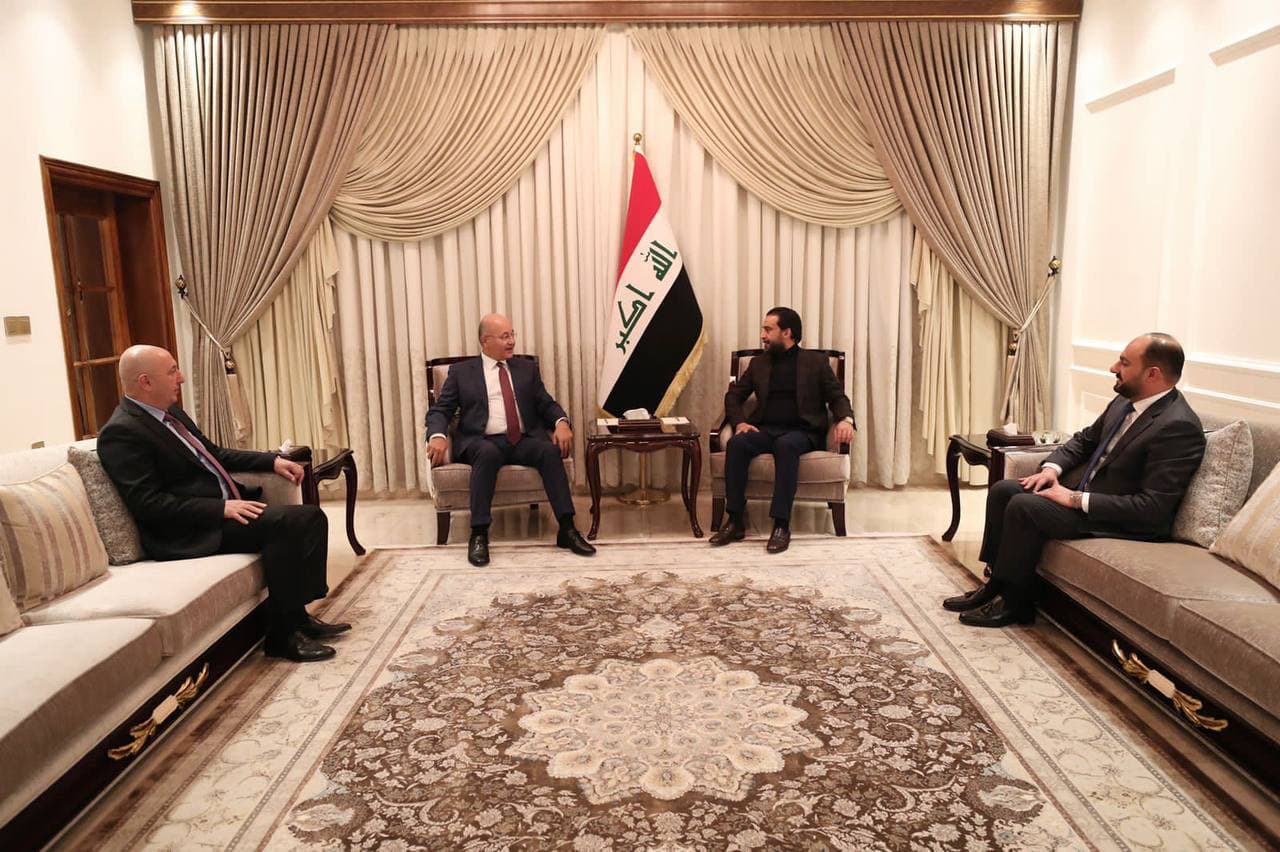 صالح والحلبوسي يؤكدان أهمية استكمال "الاستحقاقات الدستورية"