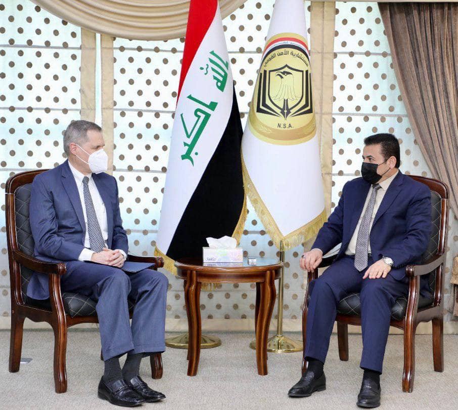 الأعرجي يستقبل السفير الأمريكي في بغداد ويبحث معه هذه الملفات