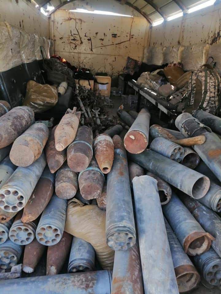 الحشد يفجر مخلفات حربية في بادية النجف