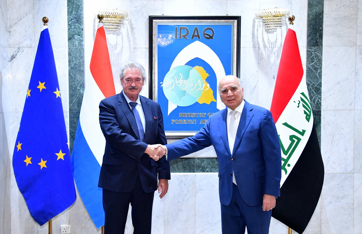 العراق ولوكسمبورغ يبحثان إمكانيّة رفع العقوبات الأوروبية على الخطوط الجويّة العراقيَّة